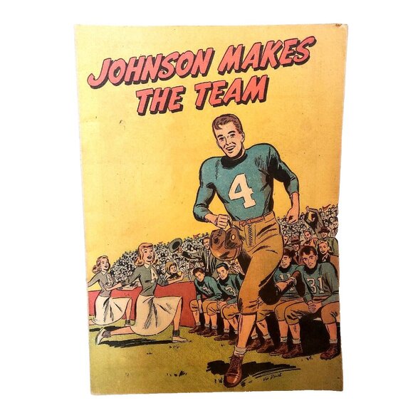 50s BF Goodrich Advertising Promotion Comic Book Johnson Makes The Team Vintage - Picture 1 of 10